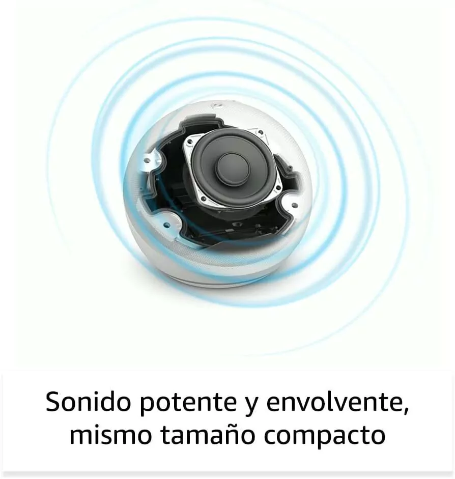 Amazon Echo Dot (Ultimo Modelo) | Altavoz inteligente wifi y Bluetooth con Alexa, con sonido más potente y de mayor amplitud - Imagen 5