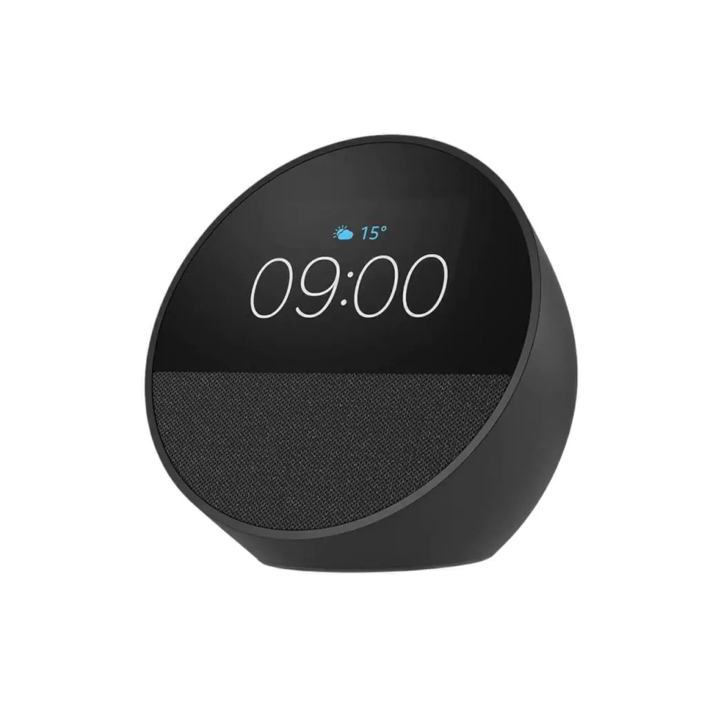 Amazon Echo Spot (Ultimo Modelo) | Despertador inteligente con sonido de calidad y Alexa | Negro