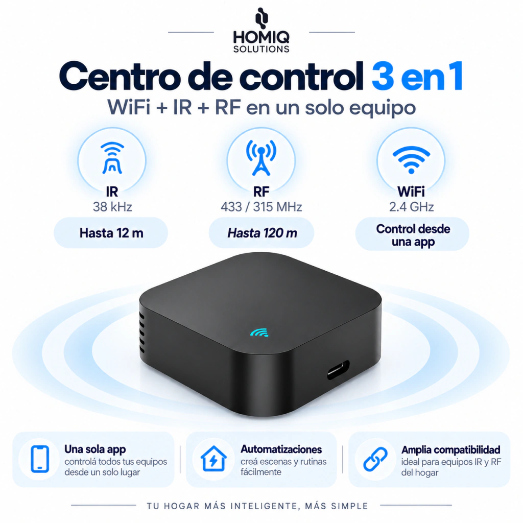 Control Remoto Universal WiFi IR + RF - Imagen 4