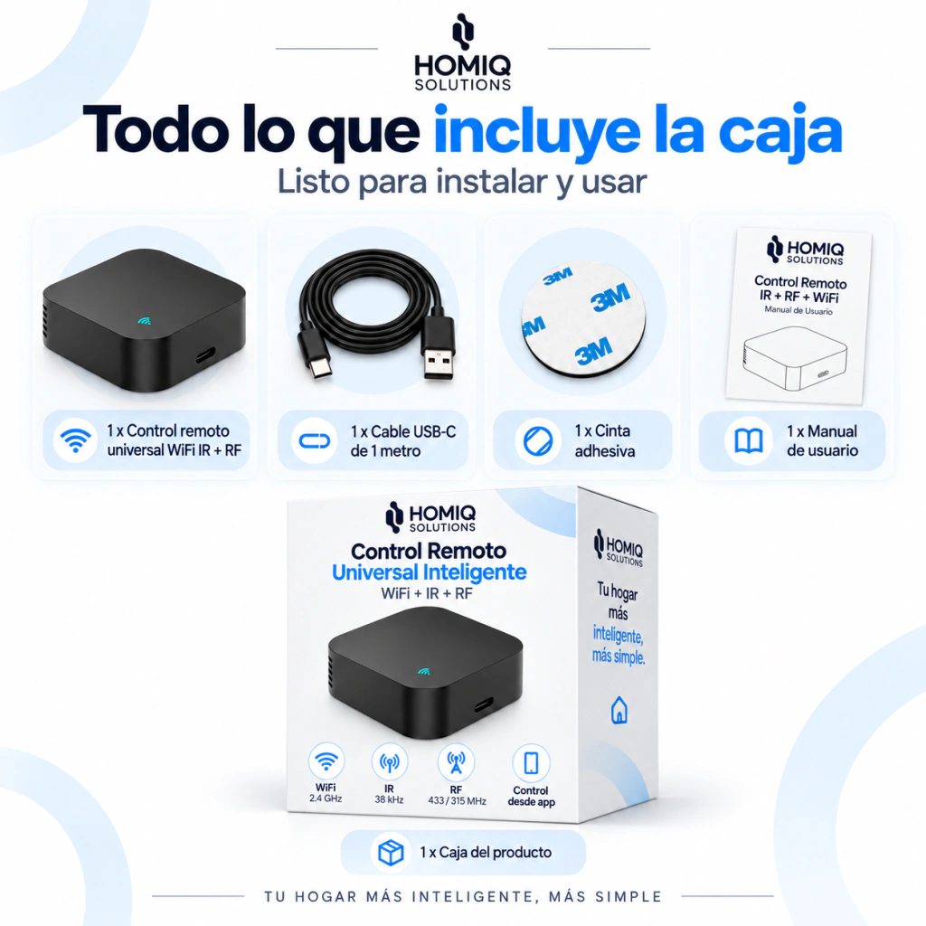 Control Remoto Universal WiFi IR + RF - Imagen 6
