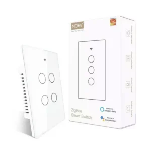 Interruptor Smart Pared Táctil ZigBee 4 Canales 600W 220V