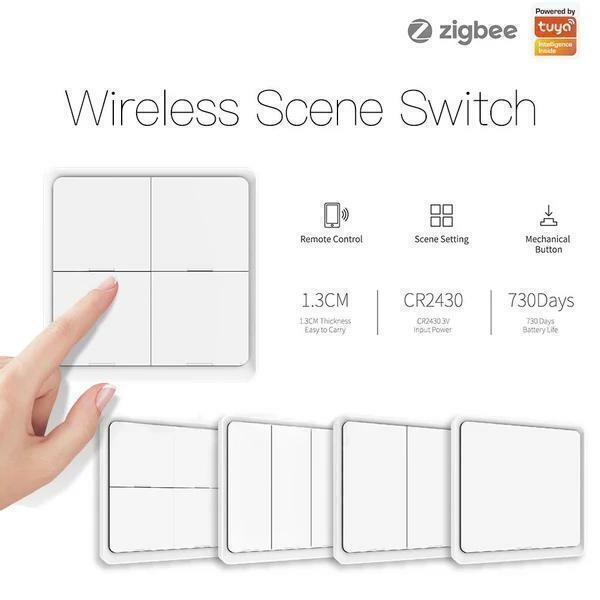 Pulsador Escenas Zigbee Moes 3 Canales 9 Acciones - Imagen 2
