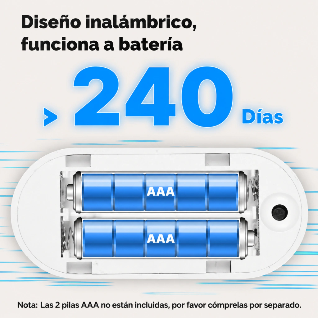 Sensor de Presencia MOES Zigbee mmWave PIR (Batería) - Imagen 4