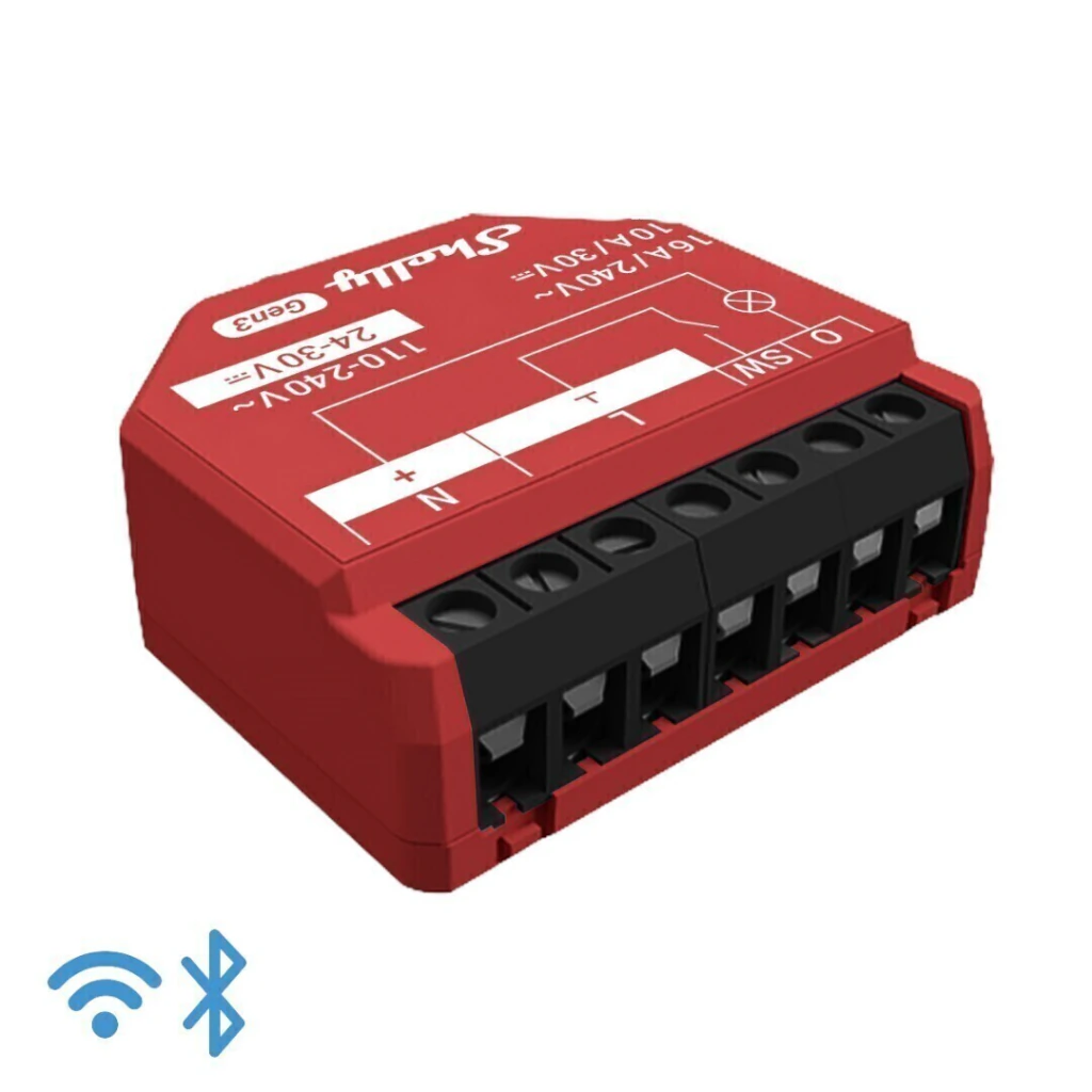 Shelly 1PM Gen3 - Relé - WIFI / Matter - Imagen 2