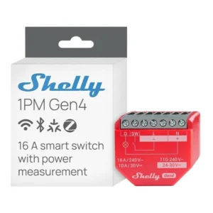 Shelly 1PM Gen4 - Relé - WIFI / Matter / Zigbee