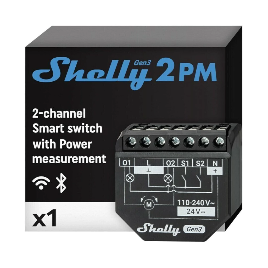 Shelly 2PM Gen3 - Relé - WIFI