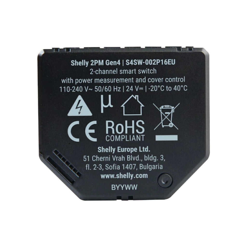 Shelly 2PM Gen4 - Relé - WIFI / Matter / Zigbee - Imagen 6