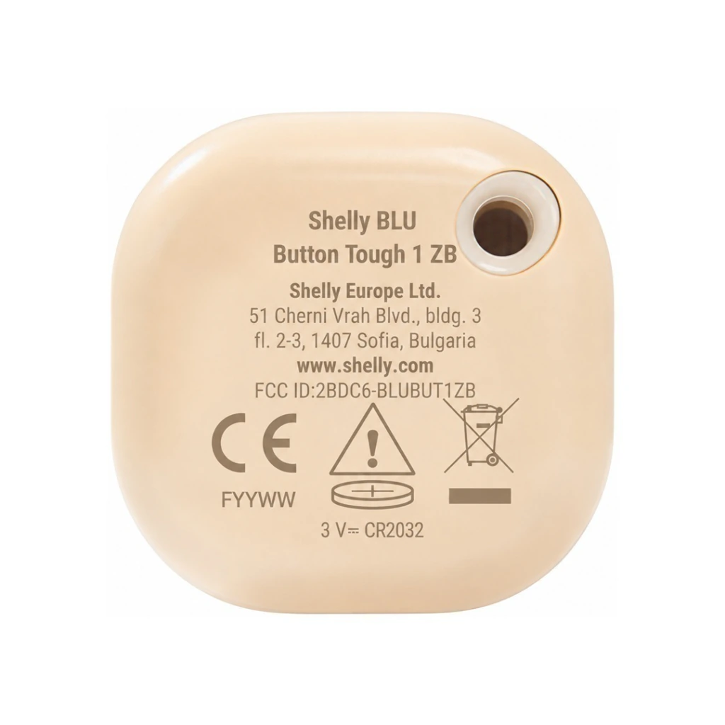 Shelly BLU Botón Inteligente Tough Zigbee - Marfil - Imagen 8