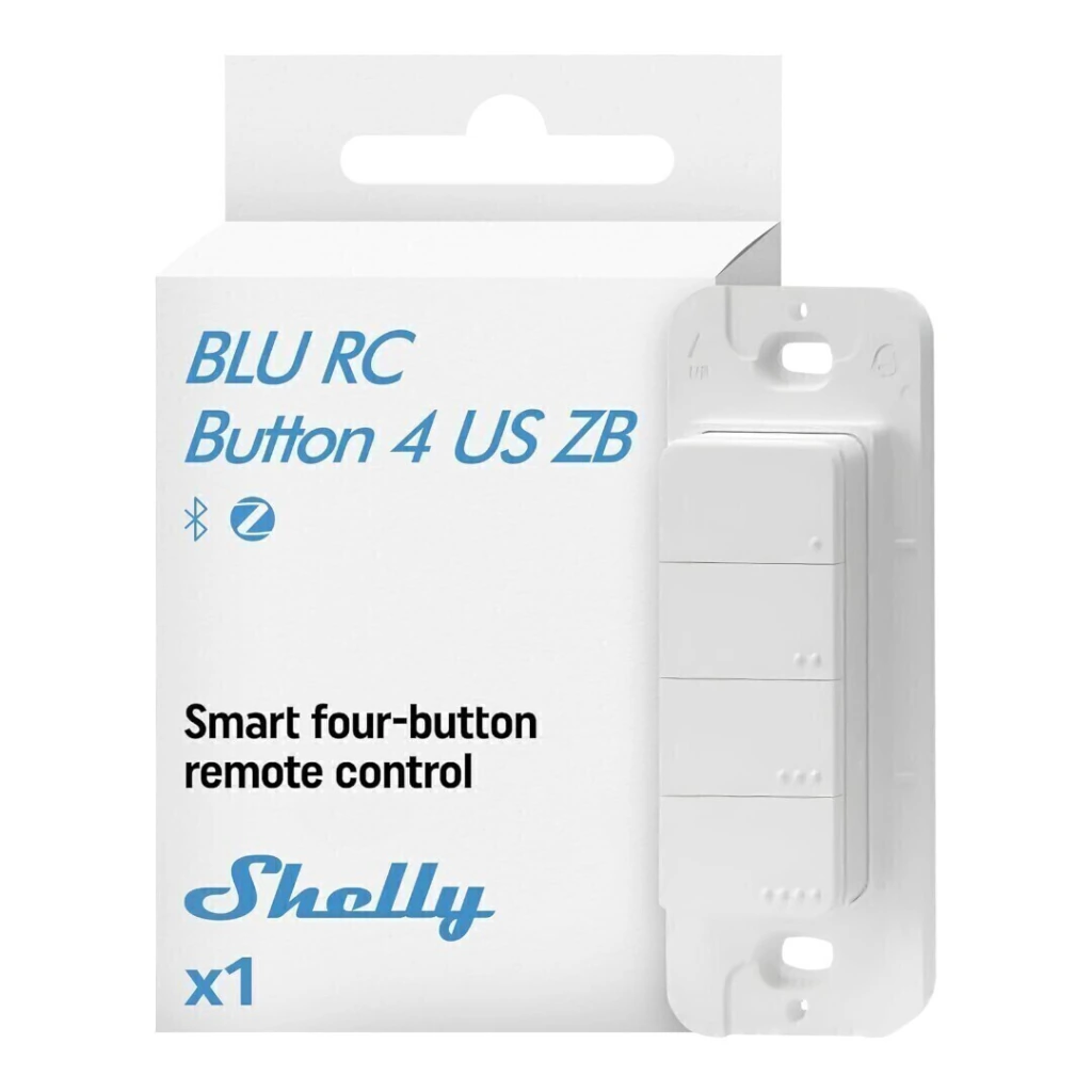 Shelly BLU Control Remoto Zigbee 4 Botones