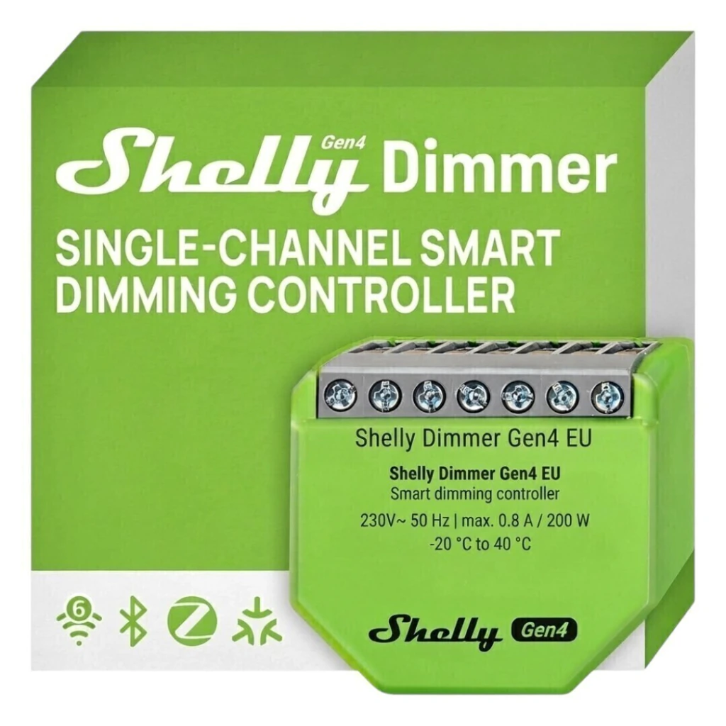 Shelly Dimmer Gen4 - WIFI / Matter / Zigbee