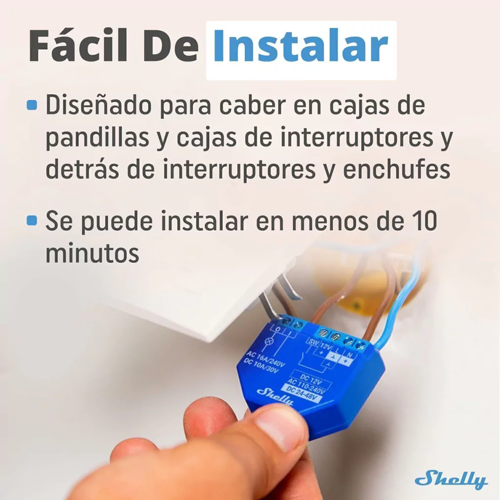 Shelly 1 Gen3 WIFI - Imagen 4