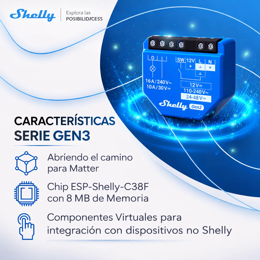 Shelly 1 Gen3 WIFI - Imagen 11