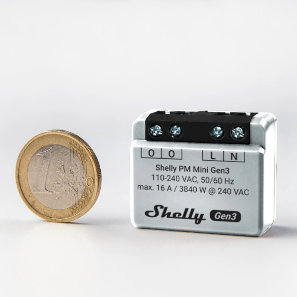 Shelly PM Mini Gen3 - Medidor de Consumo Wi-Fi - Imagen 4