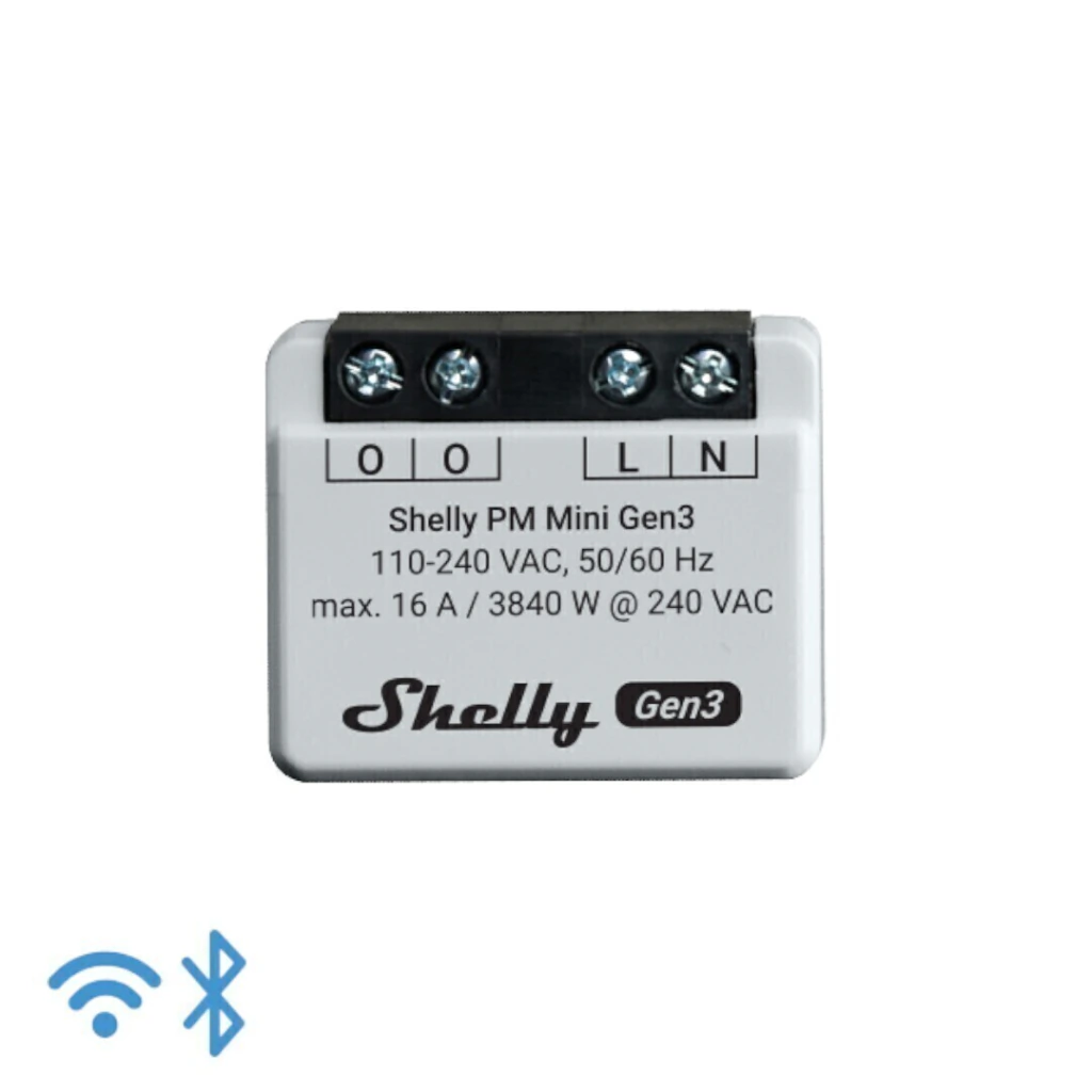 Shelly PM Mini Gen3 - Medidor de Consumo Wi-Fi - Imagen 6
