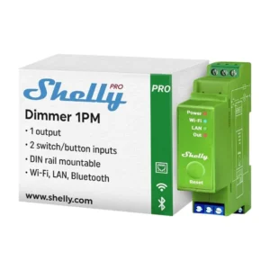 Shelly Pro Dimmer 1PM - Relé - WIFI & Ethernet - Control Profesional para Domótica