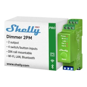 Shelly Pro Dimmer 2PM - Relé - WIFI & Ethernet - Control Profesional para Domótica