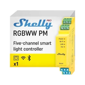 Shelly Pro RGBWW PM - Relé - WIFI & Ethernet - Control Profesional para Domótica