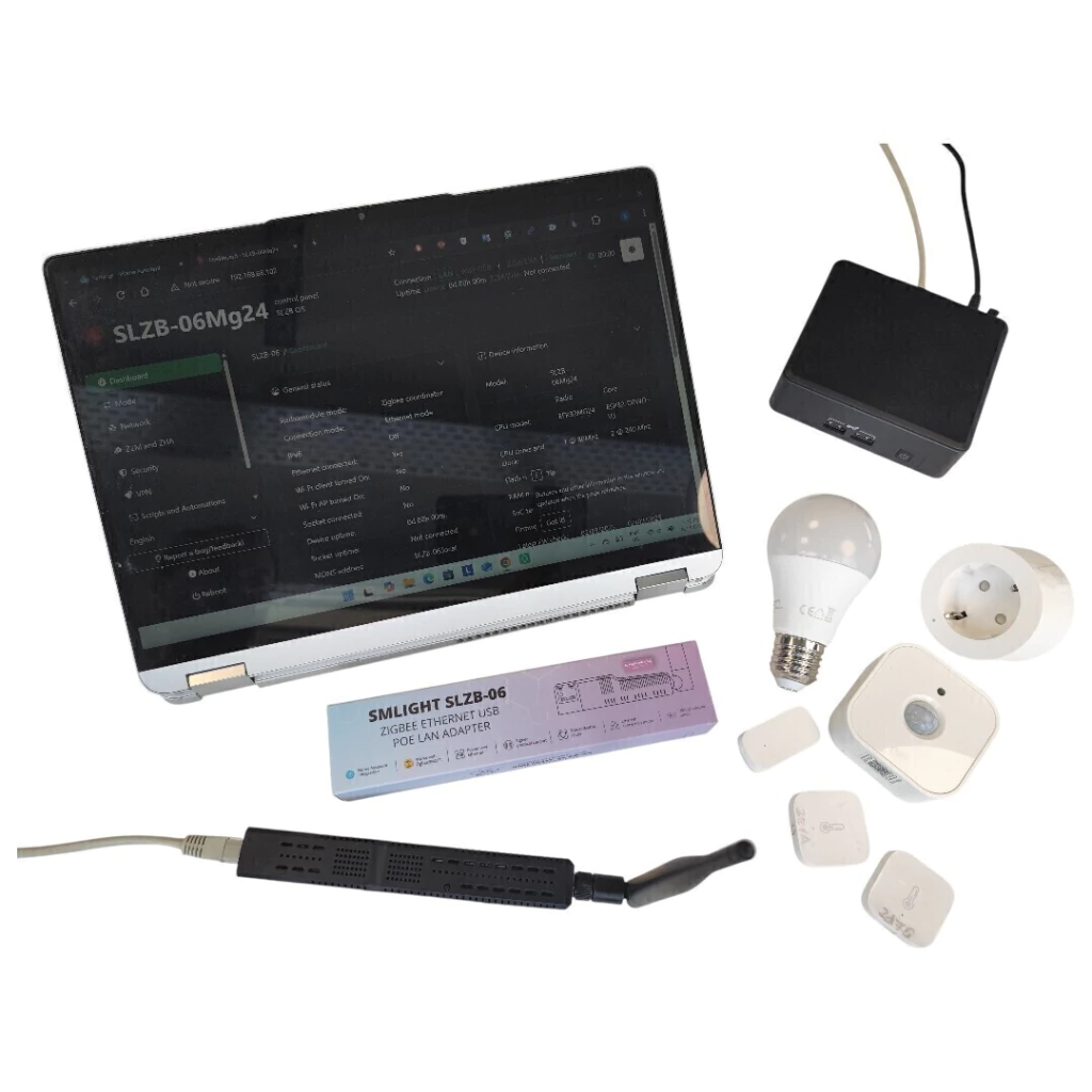 SMLIGHT SLZB-06 Coordinador Zigbee LAN / WiFi (PoE o USB para alimentación) - Imagen 7