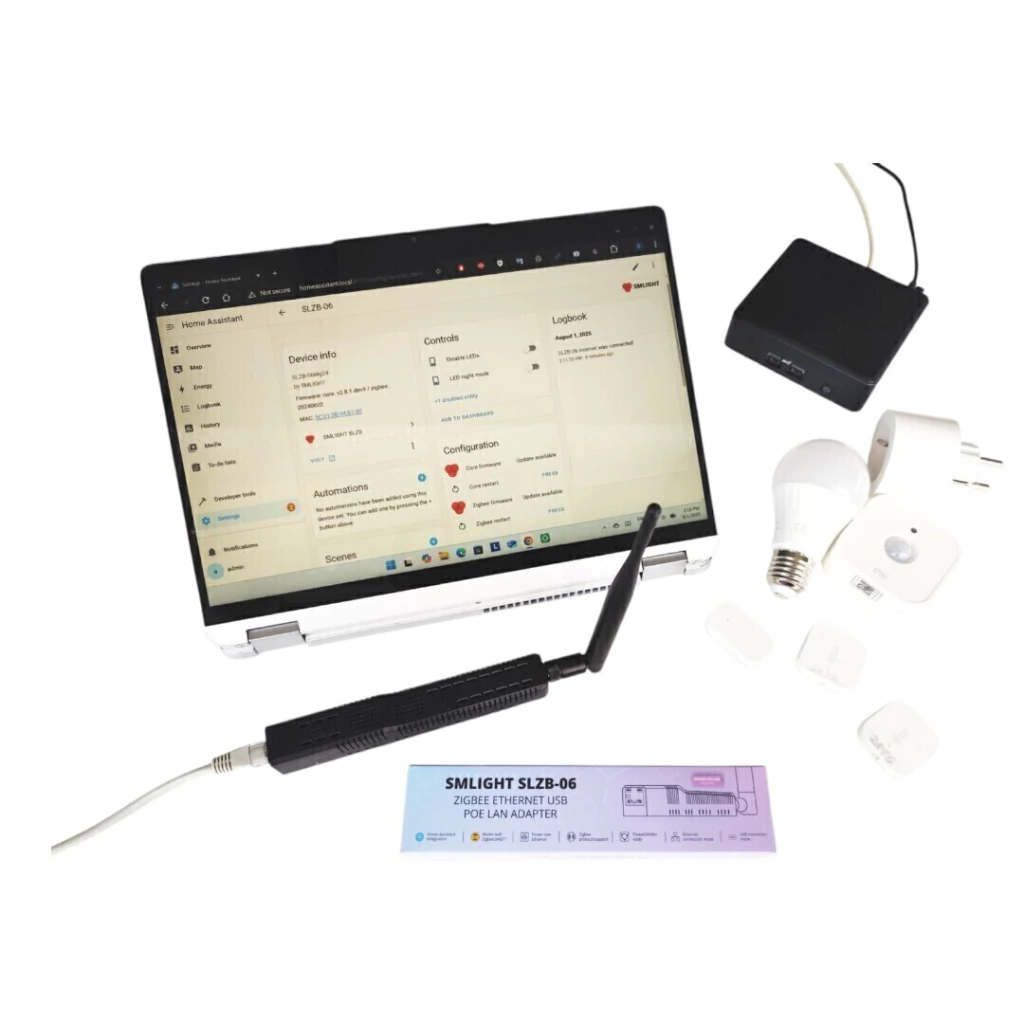 SMLIGHT SLZB-06 Coordinador Zigbee LAN / WiFi (PoE o USB para alimentación) - Imagen 10