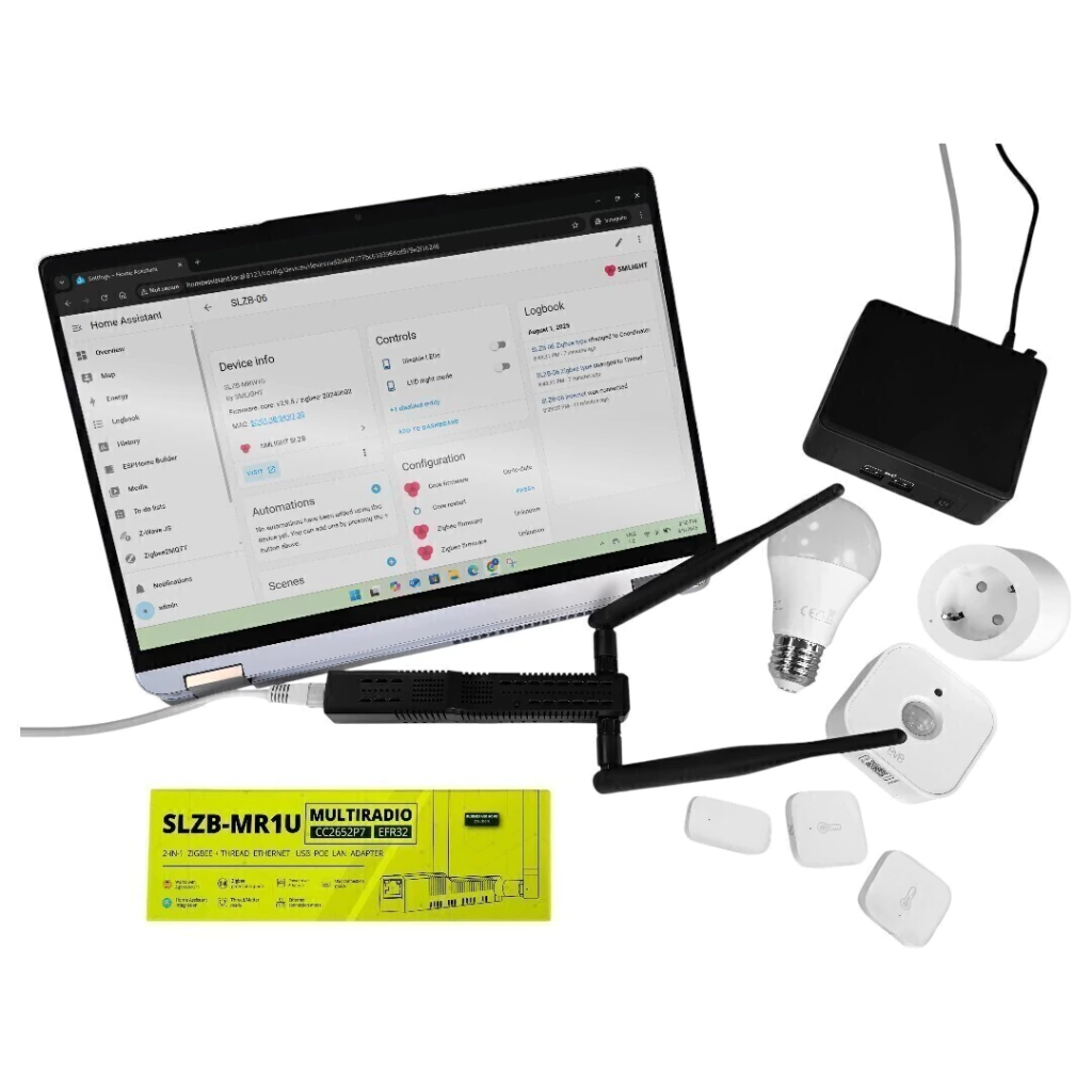 SMLIGHT SLZB-MR1U Coordinador Zigbee / Thread con USB Remoto sobre Ethernet - Imagen 9