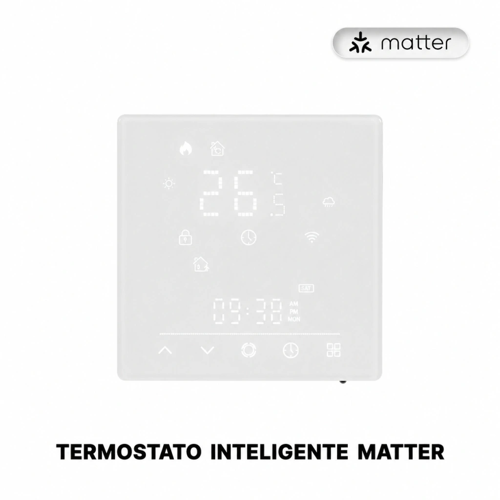 Termostato Inteligente MOES Matter WiFi para Calefacción - Imagen 6